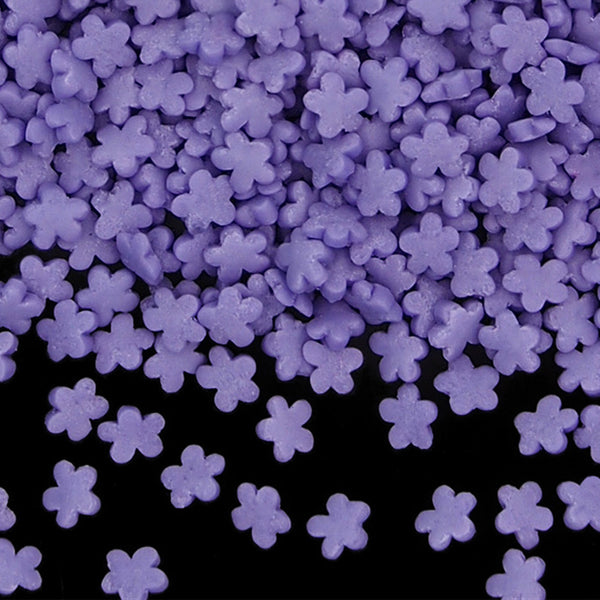 Purple Confetti Flower - No Nut Natural Ingredients Sprinkles For Cake