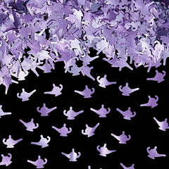 Purple Glitter Magic Lamps - Dairy Free Kosher Certified Edible Decor (Top 14 Allergen Free, Naturally Sourced Ingredients, Plant-based, Clean Label Free From GMO, Hydrogenated Fat, Palm oil, Vegan, BRC Halal & FDA)