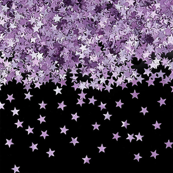 Purple Glitter Stars - Soya Free Dairy Free Vegan Edible Decoration
