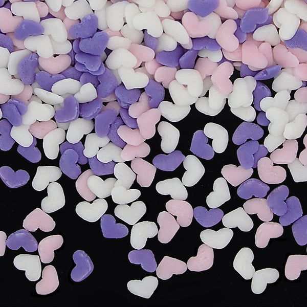 Bulk Pack Confetti Mini Heart - Nut Free Natural Ingredients Sprinkles