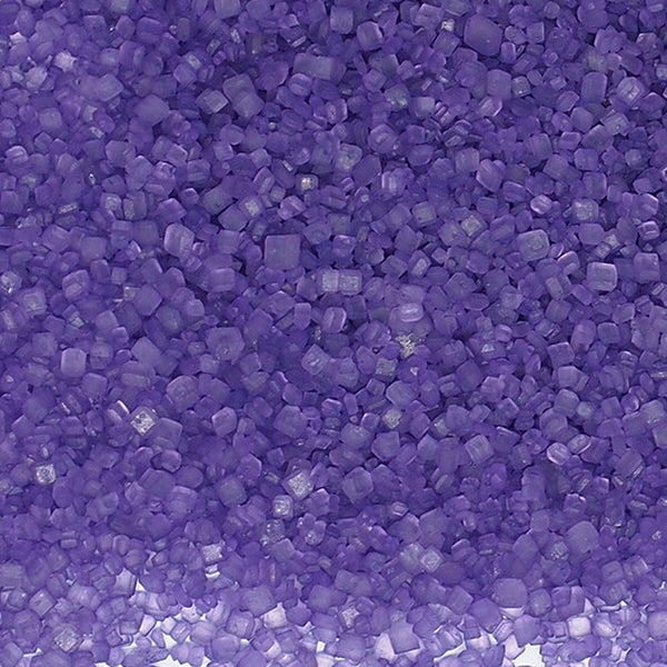 Purple Sugar Crystals - Soy Free Clean Label Sprinkles Cake Decoration