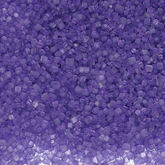 Purple Sugar Crystals - Soy Free Clean Label Sprinkles Cake Decoration (Top 14 Allergen Free, Naturally Sourced Ingredients, Plant-based, Free From GMO, Hydrogenated Fat, Palm oil, Certified Vegan, BRC, Kosher, Halal & FDA)