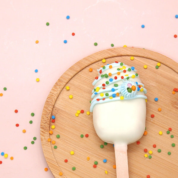 Rainbow Confetti Dots - Dairy Free Soya Free Sprinkles Cake Decoration