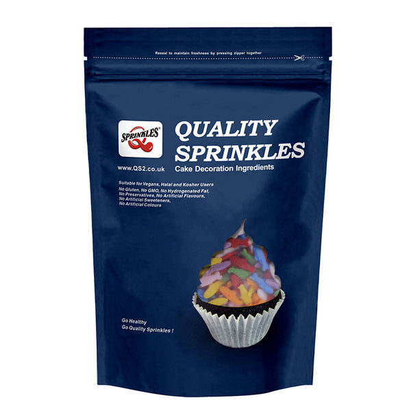 Rainbow Confetti Fish - Dairy Free Natural Ingredients Vegan Sprinkles