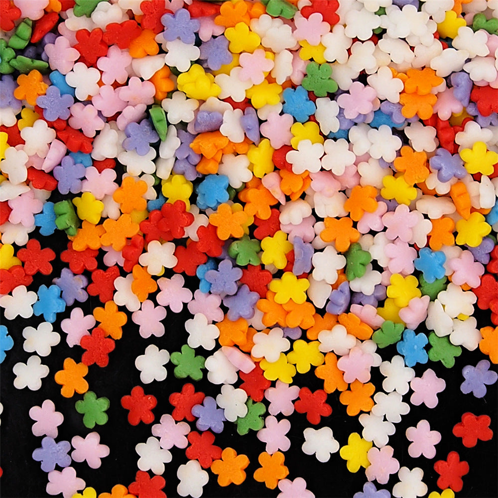 Rainbow Confetti Flower - Dairy Free Kosher Certified Vegan