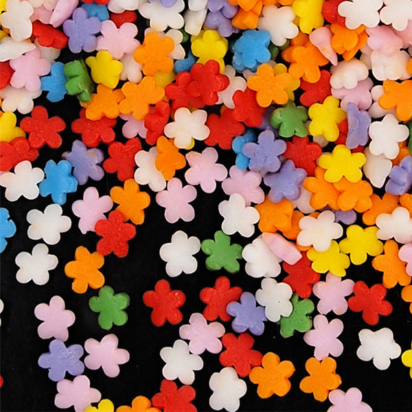 Bulk Pack Confetti Flower - Soy Free Nut Free Halal Sprinkles For Cake