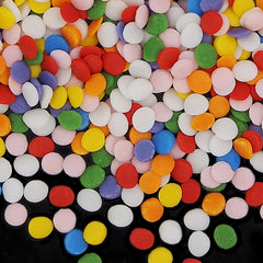 Rainbow Confetti Sequins - No Dairy No Soya Halal Certified Sprinkles (Top 14 Allergen Free, Naturally Sourced Ingredients, Plant-based, Clean Label Free From GMO, Hydrogenated Fat, Palm oil, Vegan, BRC, Kosher & FDA)