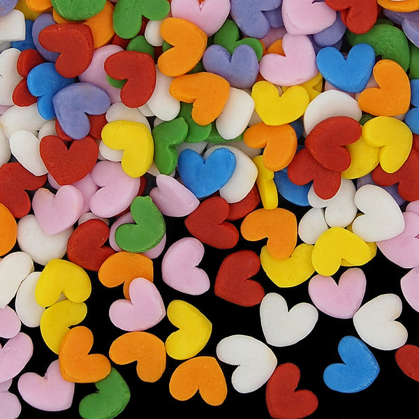 Bulk Pack Confetti Super Heart - Nuts Free Sprinkles Cake Decoration
