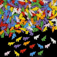 Rainbow Confetti Unicorn - No Dairy No Soya Kosher Certified Sprinkles (Top 14 Allergen Free, Naturally Sourced Ingredients, Plant-based, Clean Label Free From GMO, Hydrogenated Fat, Palm oil, Vegan, BRC, Halal & FDA)