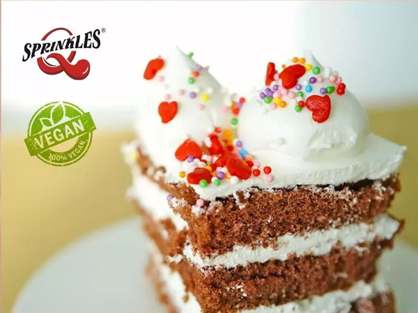 Rainbow Nonpareils - Soya Free Natural Ingredient Vegan Cake Sprinkles