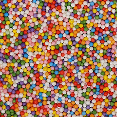 Rainbow Nonpareils - Freeze Stable Natural Ingredient Cake Decoration (Top 14 Allergen Free, Plant-based, Clean Label Free From GMO, Hydrogenated Fat, Palm oil, Certified Vegan, BRC, Kosher, Halal & FDA)