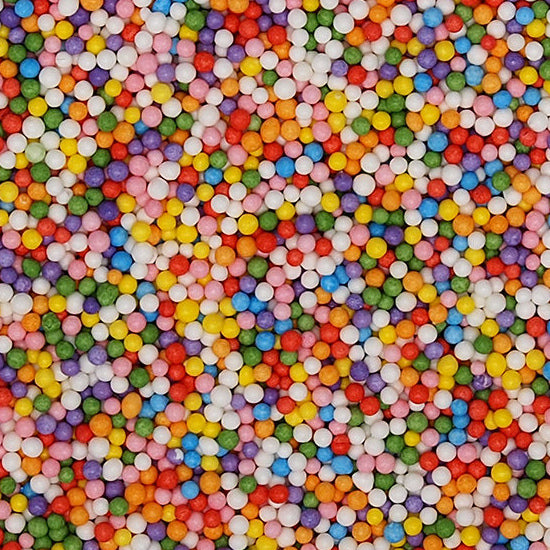 Rainbow Nonpareils - Soya Free Natural Ingredient Vegan Cake Sprinkles