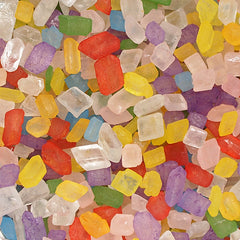 Rainbow Sugar Rocs - No Dairy Nuts Free Halal Certified Sprinkles (Top 14 Allergen Free, Naturally Sourced Ingredients, Plant-based, Clean Label Free From GMO, Hydrogenated Fat, Palm oil, Vegan, BRC, Kosher & FDA)
