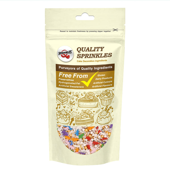 Rainbowcorn Sprinkles - Dairy Free Soy Free Sprinkles Blend Cake Decor