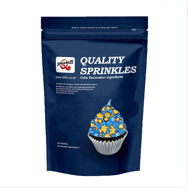 Royal Blue Party - No Gluten Kosher Certified Sprinkles Blend For Cake