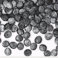 Shimmer Black Confetti 10MM Big Sequins - No Gluten Sprinkles For Cake (Top 14 Allergen Free, Naturally Sourced Ingredients, Plant-based, Clean Label Free From GMO, Hydrogenated Fat, Palm oil, Certified Vegan, BRC, Kosher, Halal & FDA)