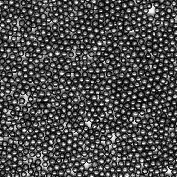 Shimmer Black Nonpareils - Soya Free Clean Lable Sprinkles For Cakes