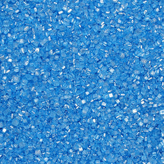 Shimmer Blue Sugar Crystals - Soy Free Halal Sprinkles Cake Decoration (Top 14 Allergen Free, Naturally Sourced Ingredients, Plant-based, Clean Label Free From GMO, Hydrogenated Fat, Palm oil, Certified Vegan, BRC, Kosher & FDA)