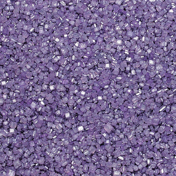 Shimmer Purple Sugar Crystals - Nuts Free Kosher Certified Sprinkles