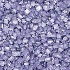 Shimmer Purple Sparkling Sugar - No Soya No Nuts Clean Label Sprinkles (Top 14 Allergen Free, Naturally Sourced Ingredients, Plant-based, Free From GMO, Hydrogenated Fat, Palm oil, Certified Vegan, BRC, Kosher, Halal & FDA)