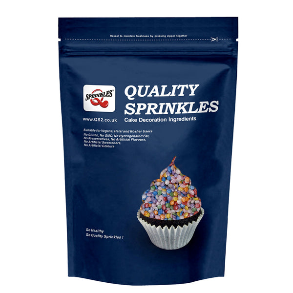 Shimmer Rainbow Confetti Dots - No Gluten Dairy Free Halal Sprinkles