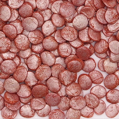Shimmer Red Confetti 10MM Big Sequins -Halal Sprinkles Cake Decoration (Top 14 Allergen Free, Naturally Sourced Ingredients, Plant-based, Clean Label Free From GMO, Hydrogenated Fat, Palm oil, Certified Vegan, BRC, Kosher & FDA)