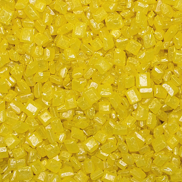 Shimmer Yellow Sparkling Sugar - Dairy Free Kosher Certified Sprinkles