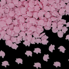 Pink Confetti Pig - Gluten Free Soya Free Sprinkles Cake Decoration (Top 14 Allergen Free, Naturally Sourced Ingredients, Plant-based, Clean Label Free From GMO, Hydrogenated Fat, Palm oil, Certified Vegan, BRC, Kosher, Halal & FDA)