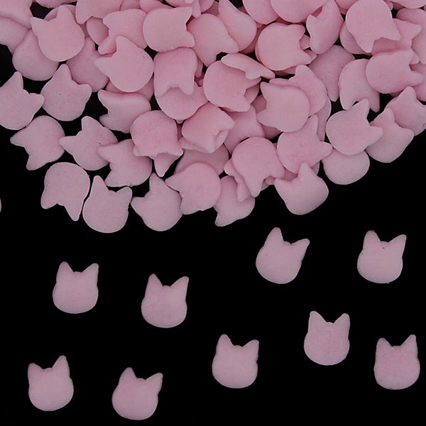 Pink Confetti Cat- Gluten Free Dairy Free Sprinkles Cake Decorations