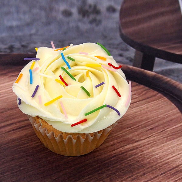 Rainbow Jimmies - Natural Ingredient Vegan Sprinkles Cake Decorations