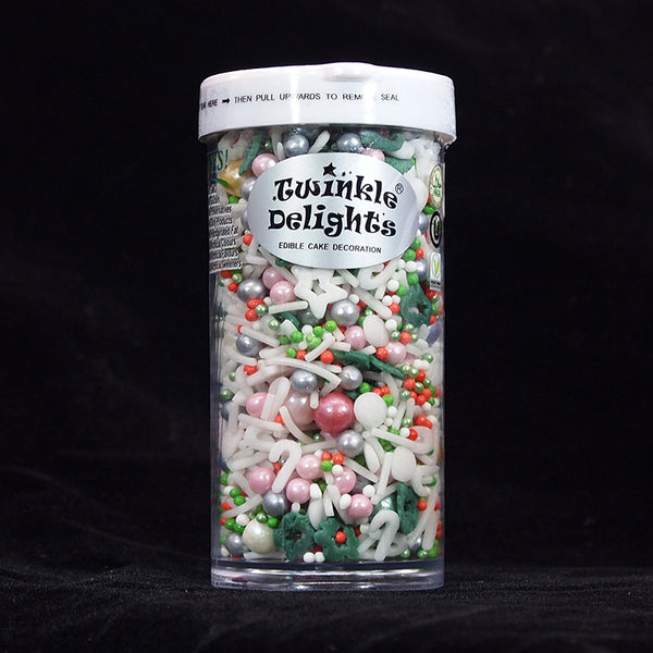 Jolly Holiday - Non Dairy Natural Ingredients Vegan Sprinkles Mix