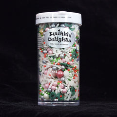 Jolly Holiday - Non Dairy Natural Ingredients Vegan Sprinkles Mix (Top 14 Allergen Free, Plant-based, Clean Label Free From GMO, Hydrogenated Fat, Palm oil, BRC, Kosher, Halal & FDA)