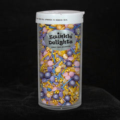Unicorn Flutter-A - Non Dairy Kosher Certified Sprinkles Mix For Cake (Top 14 Allergen Free, Naturally Sourced Ingredients, Plant-based, Clean Label Free From GMO, Hydrogenated Fat, Palm oil, Vegan, BRC, Halal & FDA)