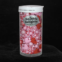 Blush - No Nuts Kosher Certified Clean Label Sprinkles Mix Cake Decor (Top 14 Allergen Free, Naturally Sourced Ingredients, Plant-based, Free From GMO, Hydrogenated Fat, Palm oil, Vegan, BRC,  Halal & FDA)