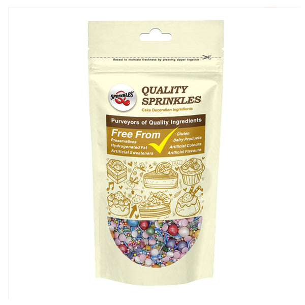 Dazzling Unicorn - No Dairy Clean Label Sprinkles Mix Cake Decoration