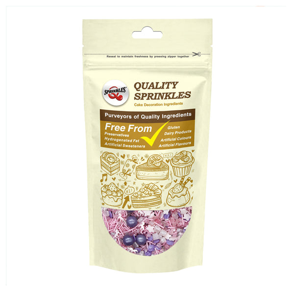 Enchanting Unicorn - No Nuts No Soya Natural Ingredient Sprinkles Mix