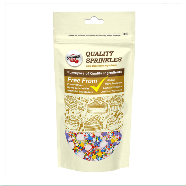Glorious - Soya Free Nuts Free Clean Lable Medley Sprinkles Cake Decor