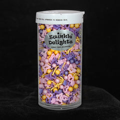 Iris Delight - Gluten Free Natural Ingredients Vegan Sprinkles Medley (Top 14 Allergen Free, Plant-based, Clean Label Free From GMO, Hydrogenated Fat, Palm oil, BRC, Kosher, Halal & FDA)