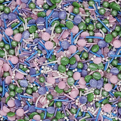 Magical Mermaid - No Soya No Nuts Kosher Certified Sprinkles Medley (Top 14 Allergen Free, Naturally Sourced Ingredients, Plant-based, Clean Label Free From GMO, Hydrogenated Fat, Palm oil, Vegan, BRC, Halal & FDA)