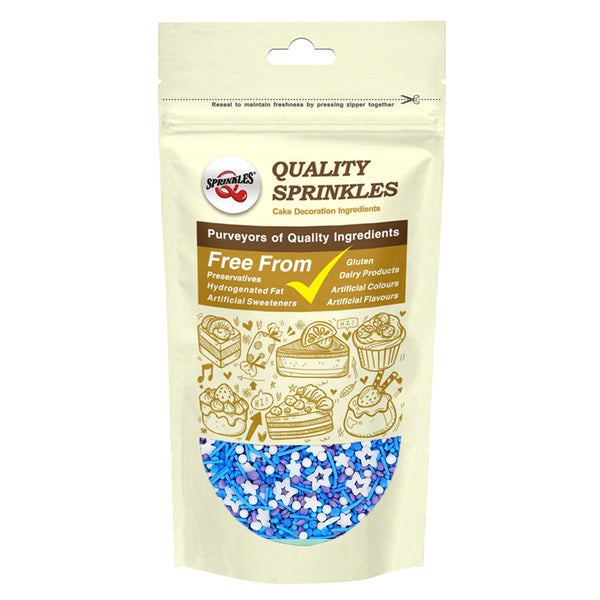 Sea Wave - kosher Certified Clean Label Sprinkles Mix Cake Decoration