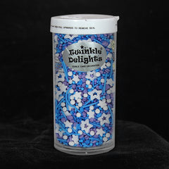 Sea Wave - kosher Certified Clean Label Sprinkles Mix Cake Decoration (Top 14 Allergen Free, Naturally Sourced Ingredients, Plant-based, Free From GMO, Hydrogenated Fat, Palm oil, Vegan, BRC, Halal & FDA)