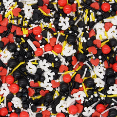 Strong Monster - Dairy Free Vegan Sprinkles Medley Cake Decoration (Top 14 Allergen Free, Naturally Sourced Ingredients, Plant-based, Clean Label Free From GMO, Hydrogenated Fat, Palm oil, BRC, Kosher, Halal & FDA)
