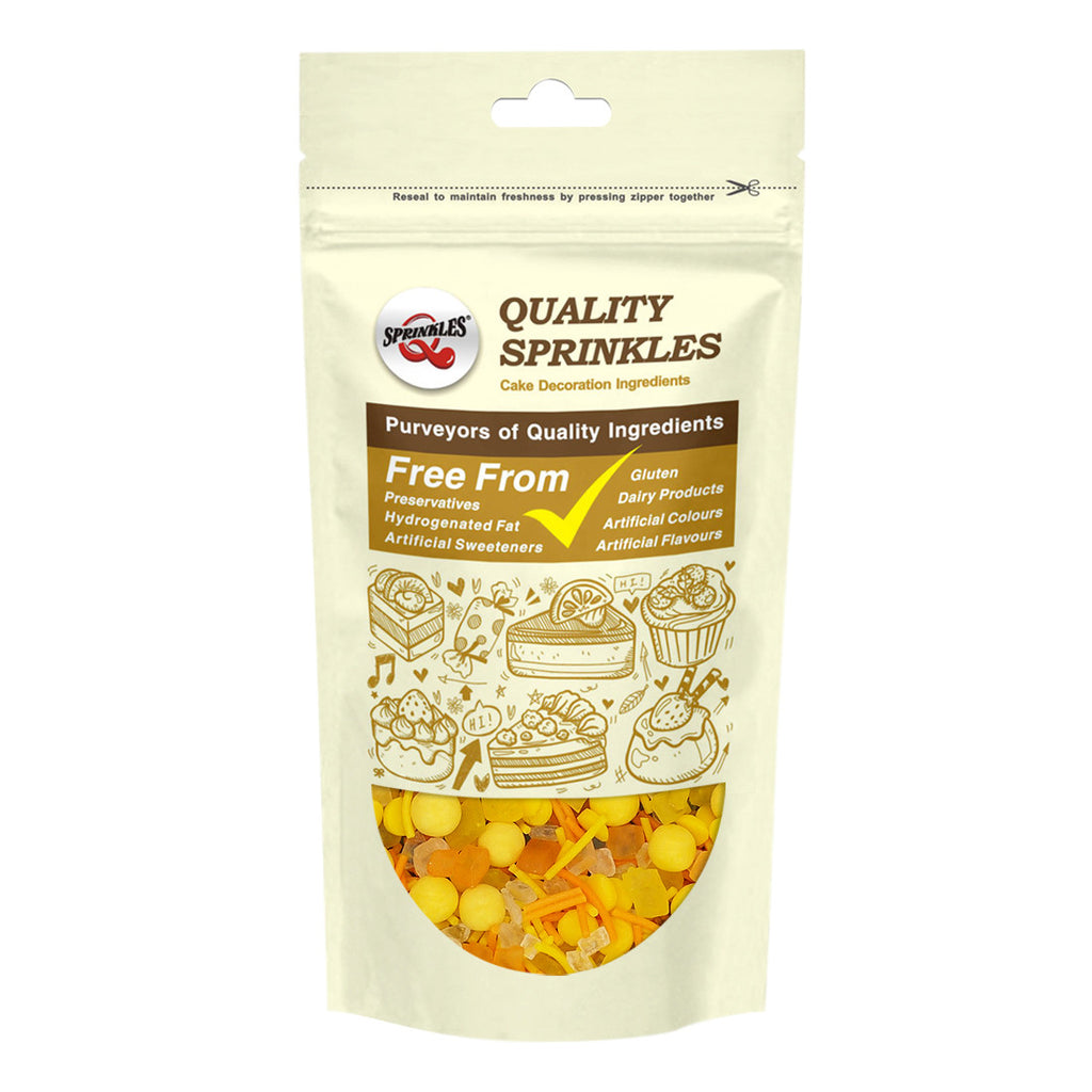 Sunshine-A - No Dairy Halal Certified Natural Ingredient Sprinkles Mix