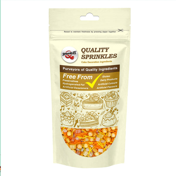 Sunshine - No Dairy Kosher Certified Natural Ingredients Sprinkles Mix