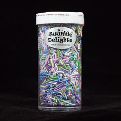 Unicorn Sprinkles - No Soya No Gluten Vegan Sprinkles Medley For Cake (Top 14 Allergen Free, Naturally Sourced Ingredients, Plant-based, Clean Label Free From GMO, Hydrogenated Fat, Palm oil, BRC, Kosher, Halal & FDA)