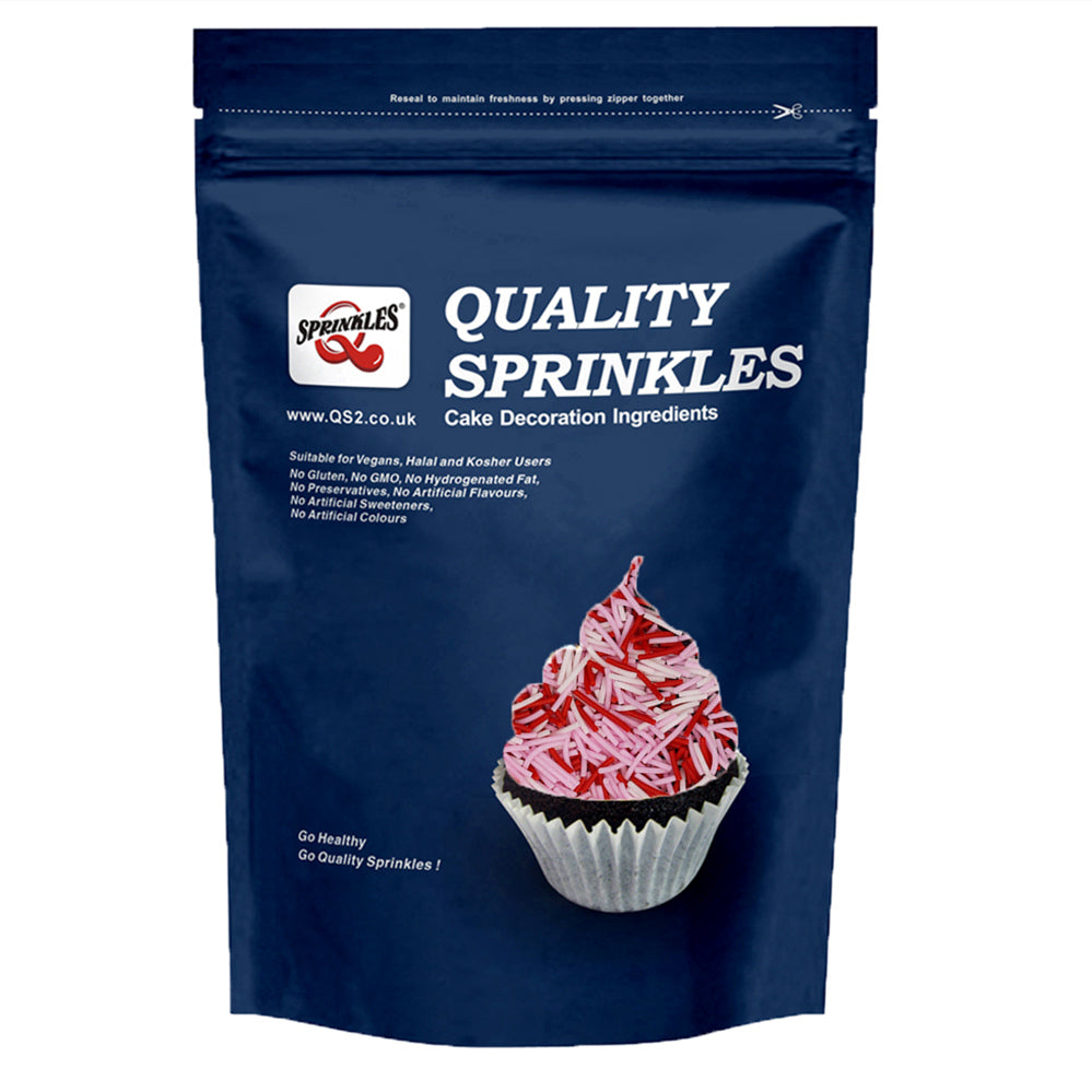 Valentine Jimmies - Dairy Free Soya Free Kosher Certified Sprinkles