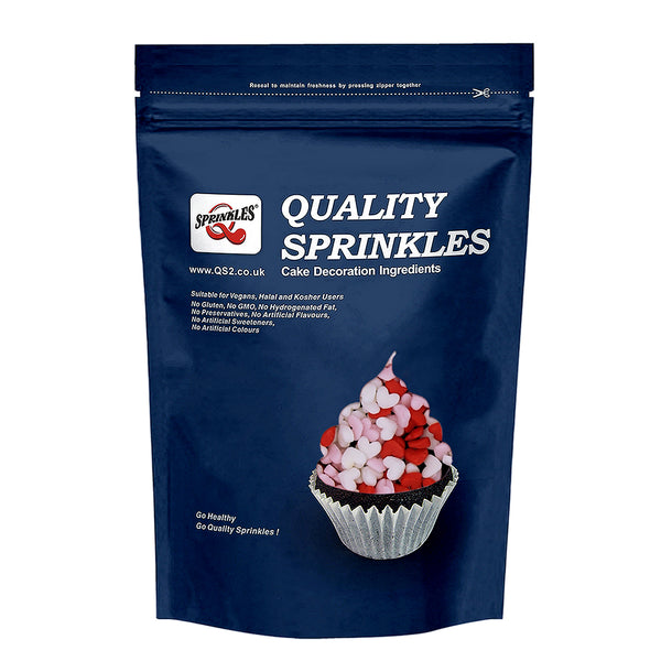 Bulk Pack Confetti Mini Heart - Nut Free Natural Ingredients Sprinkles