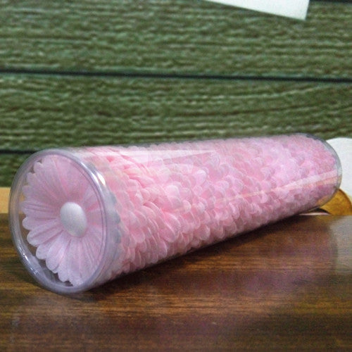 3D Edible Wafer Paper Pink Double Daisy - No Dairy No Nut Cake Decor