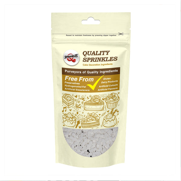 White Confetti Dummy - Gluten Free Soy Free Kosher Certified Sprinkles