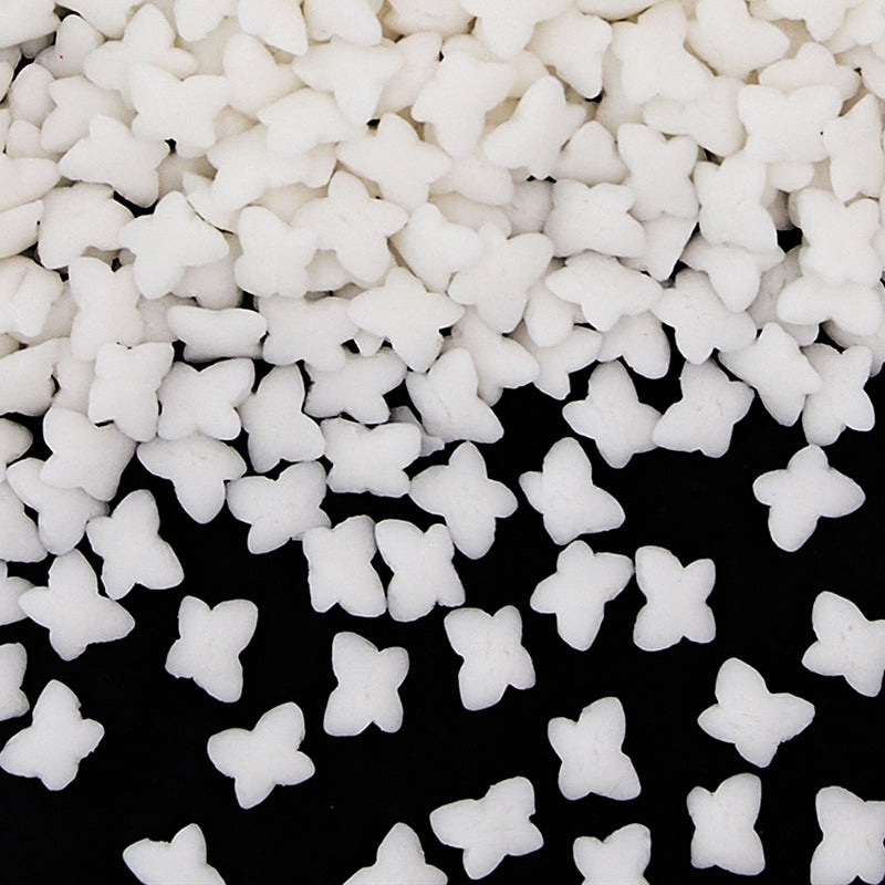 White Confetti Little Butterfly - Soya Free Clean Lable Sprinkles